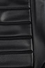 Pro High Back Custom Seat Cover Black with Faux Carbon Fiber Trim - image 4