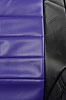 Pro High Back Custom Seat Cover Purple with Faux Carbon Fiber Trim - image 4