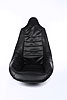 Pro High Back II Custom Seat Cover Black with Faux Carbon Fiber Trim - image 2