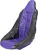 Pro High Back Vinyl Race Seat Cover (cover only) Purple with black trim - image 1