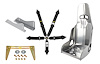 17 in. Race Seat and Black Harness Kit - image 1