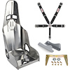 17" Race Seat and Black Harness Kit