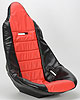 Pro High Back Vinyl Seat Cover Red with Black Trim - image 3