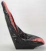 Pro High Back Vinyl Seat Cover Red with Black Trim - image 4