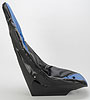 Pro High Back Vinyl Seat Cover Blue with Black Trim - image 4