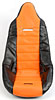 Pro High Back Vinyl Seat Cover Orange with Black Trim - image 2