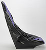Pro High Back Vinyl Seat Cover Purple with Black Trim - image 4