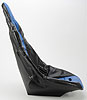 Pro High Back II Vinyl Seat Cover Blue with Black Trim - image 4