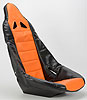 Pro High Back II Vinyl Seat Cover Orange with Black Trim - image 3