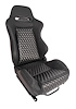 Racing High Back Sport Seat, Black Simulated Leather [Left/Driver Side] - image 1