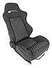 Racing High Back Sport Seat, Black Simulated Leather [Right/Passenger Side] - image 1