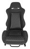 Racing High Back Sport Seat, Black Simulated Leather [Right/Passenger Side] - image 2