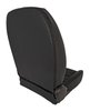 Retro Low Back Reclining Bucket Seat without Headrest, Right/Passenger Side [Black] - image 4