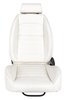 Retro Low Back Reclining Bucket Seat with Headrest, Left/Driver Side [White] - image 2