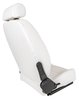 Retro Low Back Reclining Bucket Seat with Headrest, Right/Passenger Side [White] - image 4