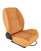Retro Low Back Reclining Bucket Seat without Headrest, Right/Passenger Side [Beige] - image 1