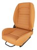 Retro Low Back Reclining Bucket Seat without Headrest, Right/Passenger Side [Beige] - image 3