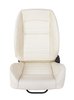 Retro Low Back Reclining Bucket Seat without Headrest, Left/Driver Side [White] - image 2