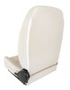 Retro Low Back Reclining Bucket Seat without Headrest, Left/Driver Side [White] - image 4