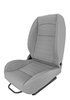 Retro Low Back Reclining Bucket Seat without Headrest, Right/Passenger Side [Gray] - image 3