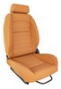 Retro Low Back Reclining Bucket Seat with Headrest, Left/Driver Side [Beige] - image 3