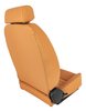 Retro Low Back Reclining Bucket Seat with Headrest, Right/Passenger Side [Beige] - image 4