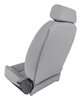 Retro Low Back Reclining Bucket Seat with Headrest, Left/Driver Side [Gray] - image 4
