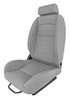 Retro Low Back Reclining Bucket Seat with Headrest, Right/Passenger Side [Gray] - image 3