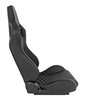 Racing High Back Sport Seat, Black Leather w/Black Diamond Stitched Center Panels & Black Vinyl Backing [Right/Passenger Side] - image 4