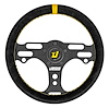 Ultimate Lightweight Suede Grip Racing Steering Wheel [13 in. Dia 3-Spoke]