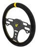 Ultimate Lightweight Suede Grip Racing Steering Wheel [13 in. Dia 3-Spoke] - image 2