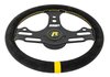 Ultimate Lightweight Suede Grip Racing Steering Wheel [13 in. Dia 3-Spoke] - image 4