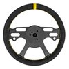 Ultimate Lightweight Suede Grip Racing Steering Wheel [13 in. Dia 4-Spoke] - image 3