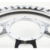 Chrome-Plated Billet Aluminum 14 in. Steering Wheel [Lunar Spoke Design] - image 3