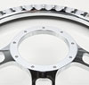 Chrome-Plated Billet Aluminum 14 in. Steering Wheel [Gothic Spoke Design] - image 3