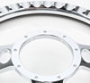 Chrome-Plated Billet Aluminum 14 in. Steering Wheel [Solstice Spoke Design] - image 3