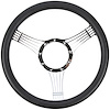 Chrome-Plated Billet Aluminum 14 in. Steering Wheel [Strings Spoke Design] - image 1
