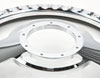 Chrome-Plated Billet Aluminum 14 in. Steering Wheel [Two Timer Spoke Design] - image 3