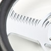 Chrome-Plated Billet Aluminum 14 in. Steering Wheel [Two Timer Spoke Design] - image 4