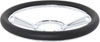 Chrome-Plated Billet Aluminum 14" Steering Wheel 3 Tri Spoke Design - image 3