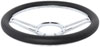 Chrome-Plated Billet Aluminum 14 in. Steering Wheel [Vintage Spoke Design] - image 3