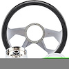 Billet Aluminum Steering Wheel Kit 14 in. Revolution Spoke Design - image 1