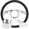Billet Aluminum Steering Wheel Kit 14 in. Carousel Spoke Design - image 1
