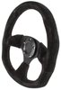 Aluminum Racing Steering Wheel, 13-1/2 in. Diameter, 2 in. Dish [Black Suede Full Wrap Grip] - image 2