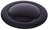 Black Billet Aluminum Horn Button [3 1/4 in. Inside Diameter]
