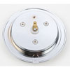 Chrome-Plated Billet Aluminum Horn Button	 3-1/4" Inside Diameter - image 2