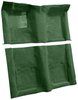 Molded Loop Carpet for 1967-1969 Chevrolet Camaro, Pontiac Firebird [OE-Style Jute Backing, Dark Green] - image 2