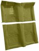 Molded Loop Carpet for 1967-1969 Chevrolet Camaro, Pontiac Firebird [OE-Style Jute Backing, Ivy Gold] - image 2