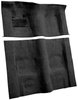 Molded Loop Carpet for 1970-1973 Chevrolet Camaro, Pontiac Firebird [OE-Style Jute Backing, Automatic Transmission, Black] - image 2
