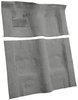 Molded Loop Carpet for 1970-1973 Chevrolet Camaro, Pontiac Firebird [Jute Backing, Automatic Transmission, Gunmetal Gray] - image 2